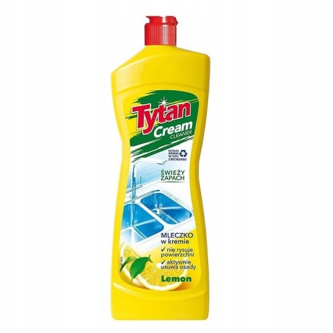 Tytan mleczko do czyszczenia 900ml cytrynowe