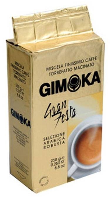 Włoska Kawa Mielona Gimoka 250G GRAN FESTA