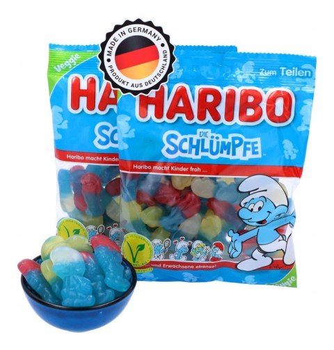 Żelki Owocowe HARIBO Schlumpfe Smerfy 175g DE