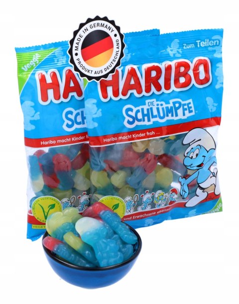 Żelki Owocowe HARIBO Schlumpfe Smerfy 175g DE