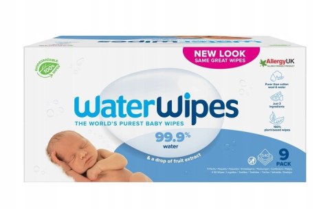 540szt Chusteczki mokre dla DZIECI WaterWipes BIO