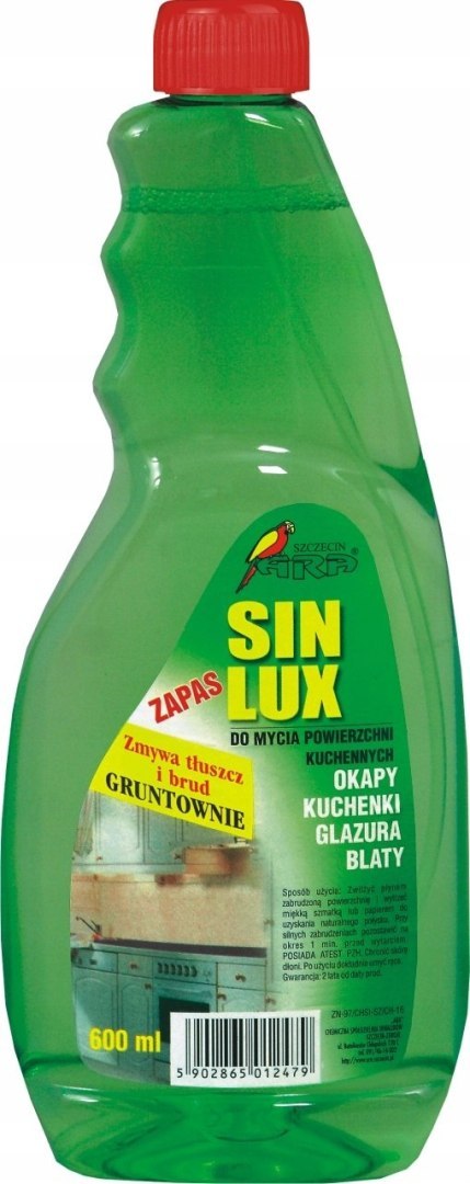 ARa SIN LUX Płyn do Kuchni Płyt Zapas 600 ml