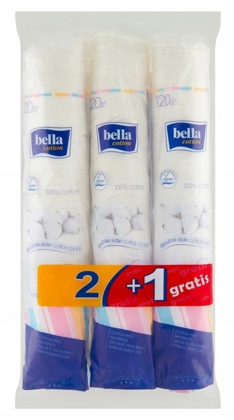 BELLA Płatki higieniczne 120 szt. 2+1 GRATIS