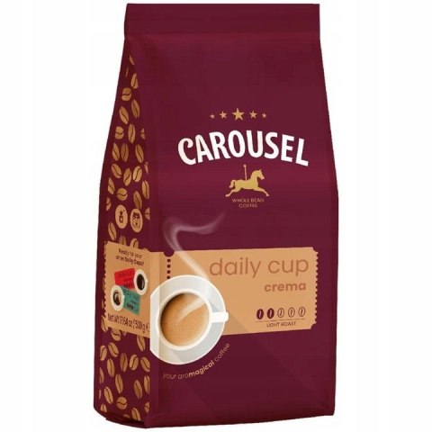 Carousel Coffee Daily Cup Crema kawa ziarnista 500g