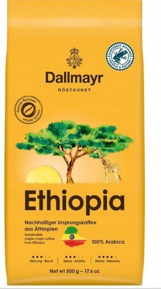 Dallmayr Ethiopia kawa ziarnista 500g