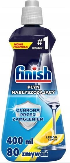 Finish Nabłyszczacz Cytryna Płyn do Zmywarki 400ml