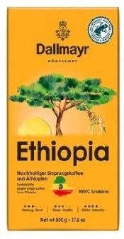 Kawa Dallmayr Ethiopia 500g mielona 100% Arabica