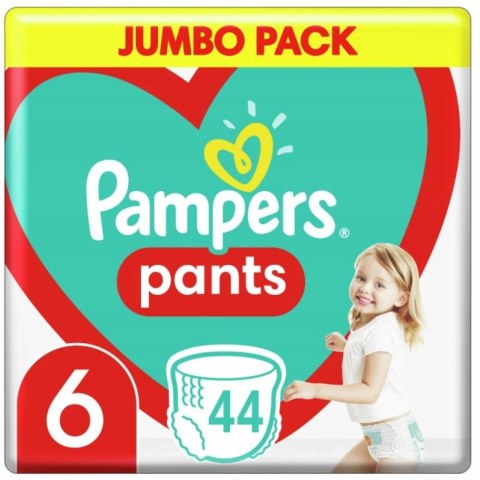 PAMPERS Pieluchomajtki Pants 6 Extra Large 44 szt.