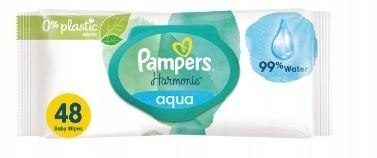 Pampers Aqua Harmonie Pure Chusteczki 18x48=864 Sztuk Zestaw