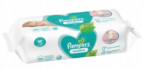 Pampers Chusteczki nawilżane Sensitive 12x80