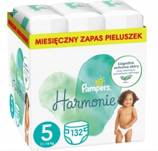 Pampers Harmonie Rozmiar 5 132 pieluszki 11kg-16kg