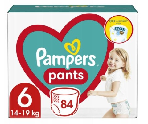 Pampers Pieluchomajtki Mega Box 6 - 84 szt