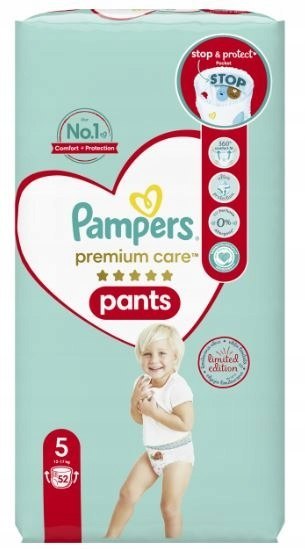 Pampers pieluchomajtki 5 Junior 52 szt