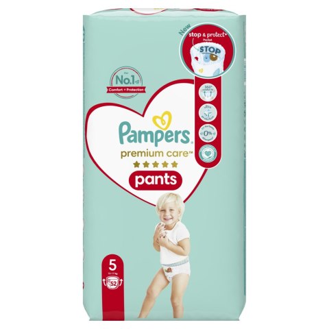 Pampers pieluchomajtki 5 Junior 52 szt