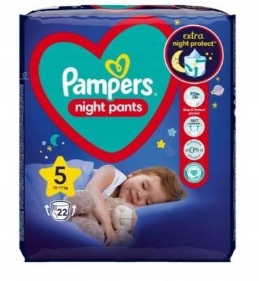 Pieluchomajtki Pampers Night Pants 5 - 22SZT NOC