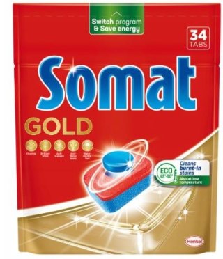 Somat Gold Tabletki do zmywarki 34 szt