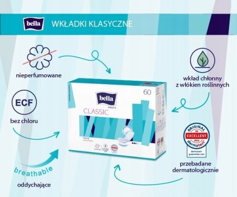 WKŁADKI BELLA PANTY Classic higieniczne 20 szt.