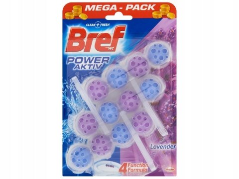 Bref, Power Aktiv, Zawieszki do wc lawenda 3 x 50g