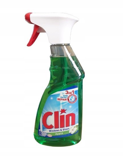 CLIN Płyn do szyb spray Jabłko 500ml