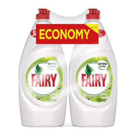 Fairy płyn do naczyń zapach jabłka 2x900ml