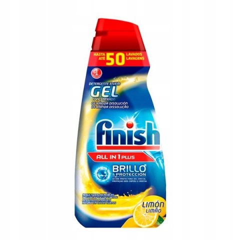 Finish All-in-1 Power Max Żel do Zmywarki Lemon 1l