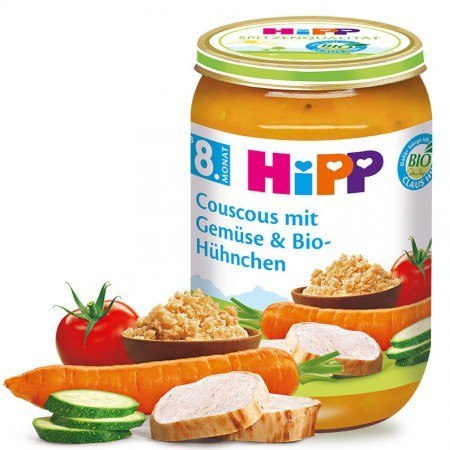 HIPP BIO COUSCOUS I WARZYWA Z KURCZAKIEM 220g 8m