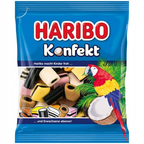 Haribo Konfekt żelki z lukrecją 100g MIX Mieszanka Roladki lukrecjowe DE