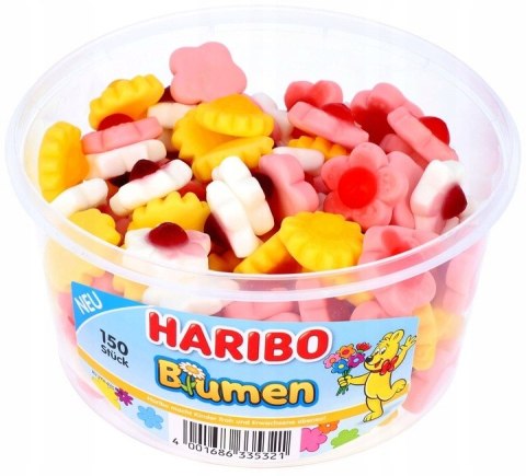 Haribo Kwiatki Żelki 150szt Pianki Owocowe Kolorowe 1kg Blumen z DE