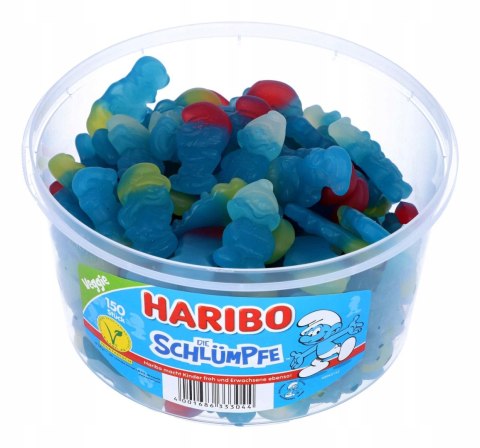 Haribo Smerfy 150 szt./ 1350g Z DE wielkość 5 cm