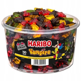 Haribo Vampire Żelki nietoperze z lukrecjową 150 sztuk / 1200 g.