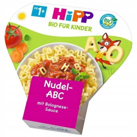 HiPP BIO Makaron Literki z Sosem Bolognese +Żelazo