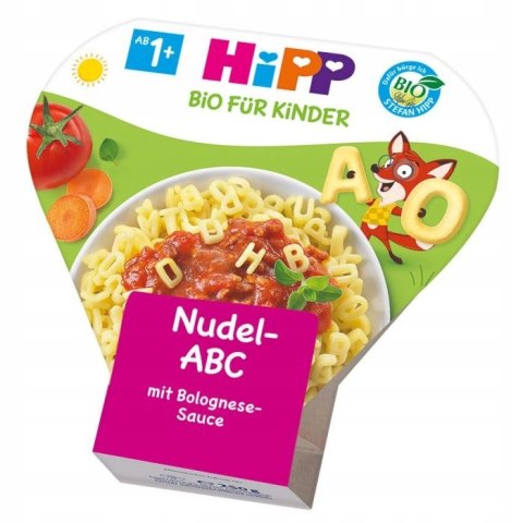 HiPP BIO Makaron Literki z Sosem Bolognese +Żelazo