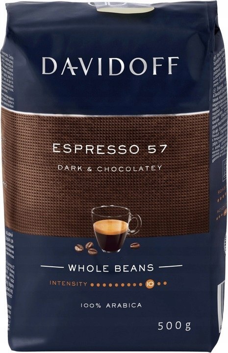 KAWA DAVIDOFF ESPRESSO 57 INTENSE ZIARNISTA 500g