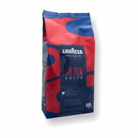 Lavazza SUPER GUSTO włoska kawa ziarnista 1000 g