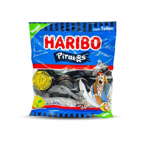 Żelki HARIBO Pirates 175g Lukrecja DE