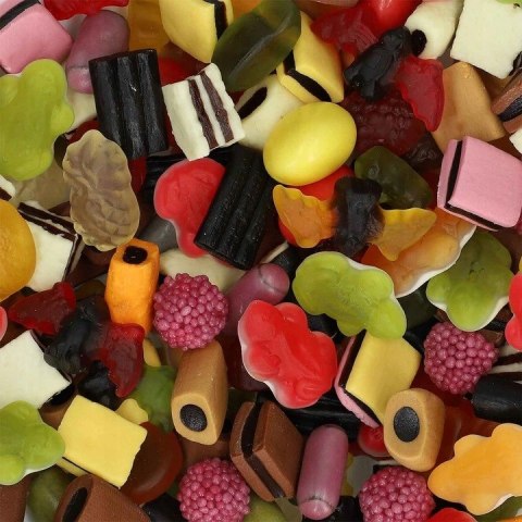 Żelki Haribo Color Rado Mix Smaków Owocowe Lukrecja Lukrecjowe w Worku 1kg