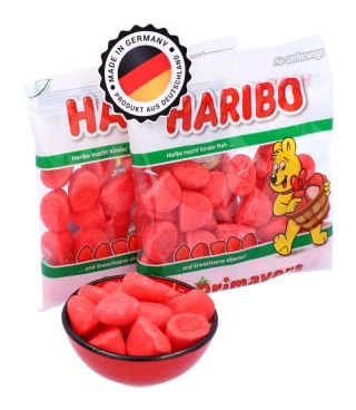 Żelki owocowe HARIBO Primavera Truskawkowe 100g DE