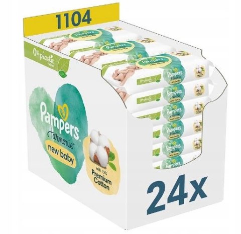 Pampers Harmonie NEW Chusteczki nawilżane 24x46