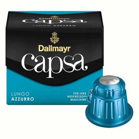 Kapsułki DALLMAYR NESPRESSO CAPSA Lungo Azzurro 10 Kapsułki DALLMAYR NESPRESSO CAPSA Lungo Azzurro 10
