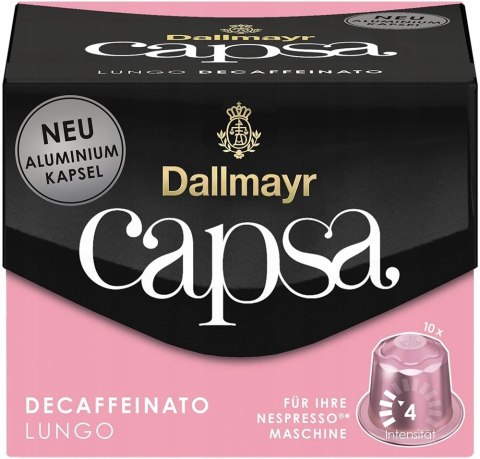 Kapsułki DALLMAYR NESPRESSO Decaffeinato Lungo 10 Kapsułki DALLMAYR NESPRESSO Decaffeinato Lungo 10