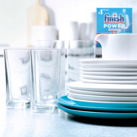 Finish Power Essential tabletki do zmywarek kostki 70 szt lemon cytrynowe