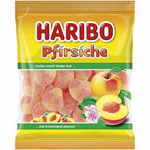 Haribo Pfirsiche żelki brzoskwiniowe 175g DE Haribo Pfirsiche żelki brzoskwiniowe 175g DE