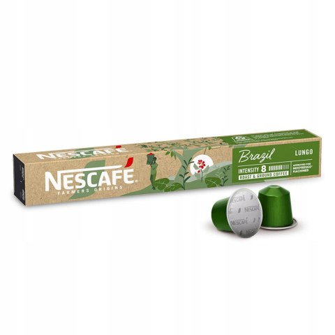 Kapsułki Nescafe Brazil Lungo do Nespresso 10 sztuk Kapsułki Nescafe Brazil Lungo do Nespresso 10 sztuk