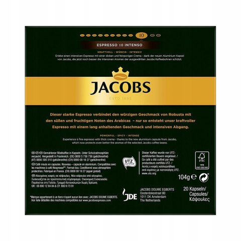 Kapsułki do Nespresso Jacobs Espresso Intenso 20 szt.
