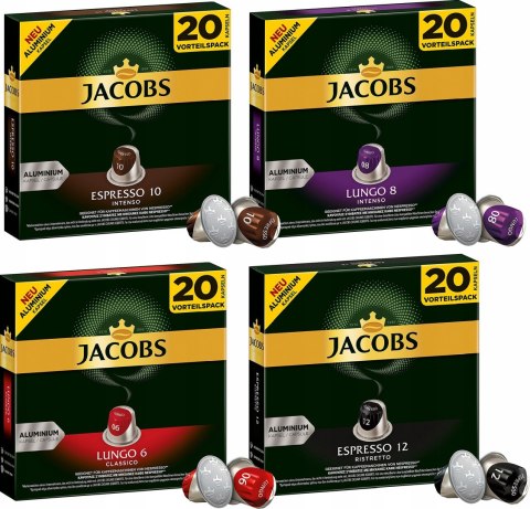 Kapsułki do Nespresso Jacobs Espresso Intenso 20 szt.