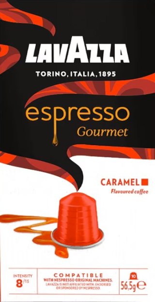 Kapsułki do Nespresso Lavazza Espresso Gourmet CARAMEL 10 sztuk