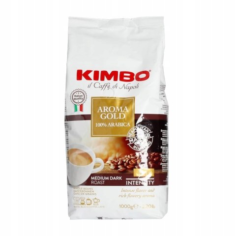 Kawa ziarnista Arabica Kimbo Aroma Gold 1000 g