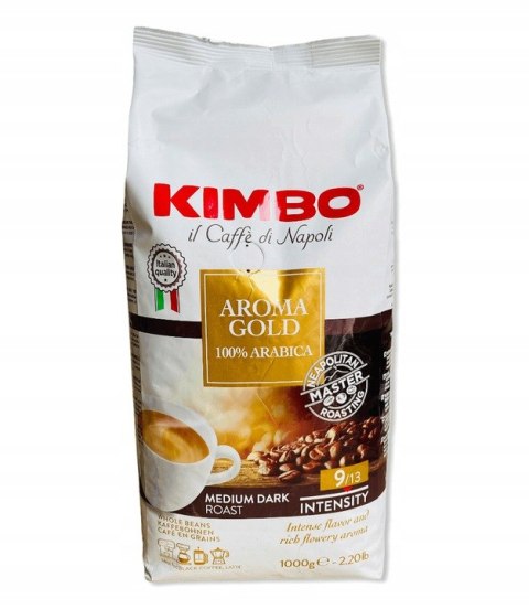 Kawa ziarnista Arabica Kimbo Aroma Gold 1000 g