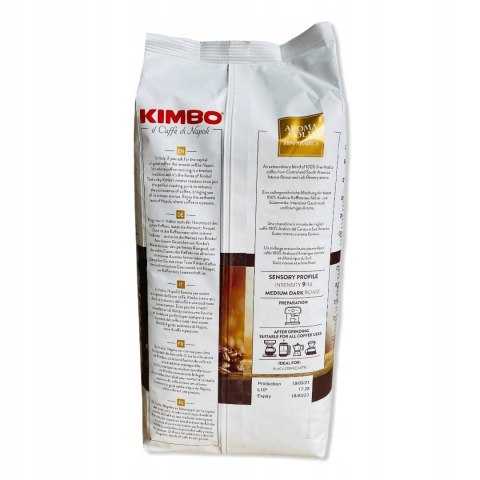 Kawa ziarnista Arabica Kimbo Aroma Gold 1000 g