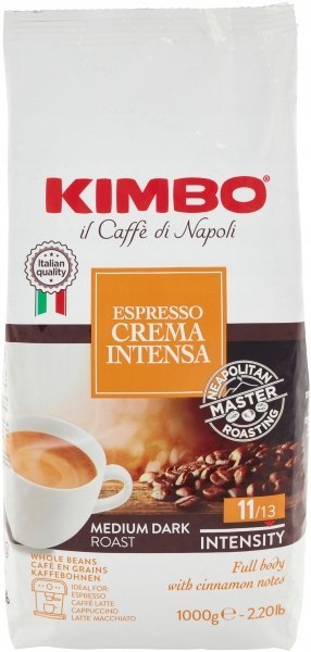 Kawa ziarnista Arabica Kimbo Espresso Crema Intensa 1000 g